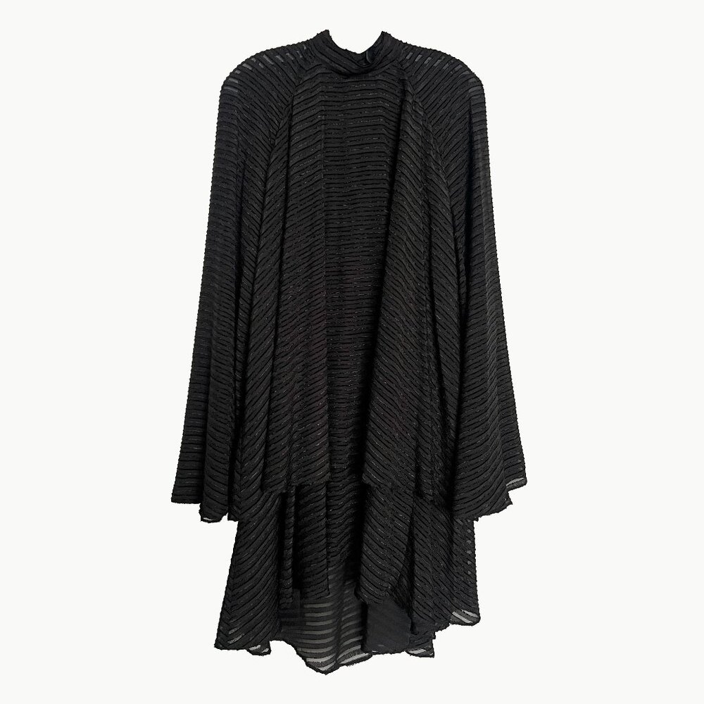 RtA draped mock-neck‎ shirtdress